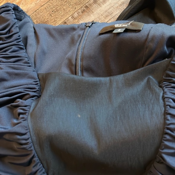 Tadashi Collection Blue Formal Dress Short Sleeve Mermaid Evening Gown Size 4 - Picture 9 of 9